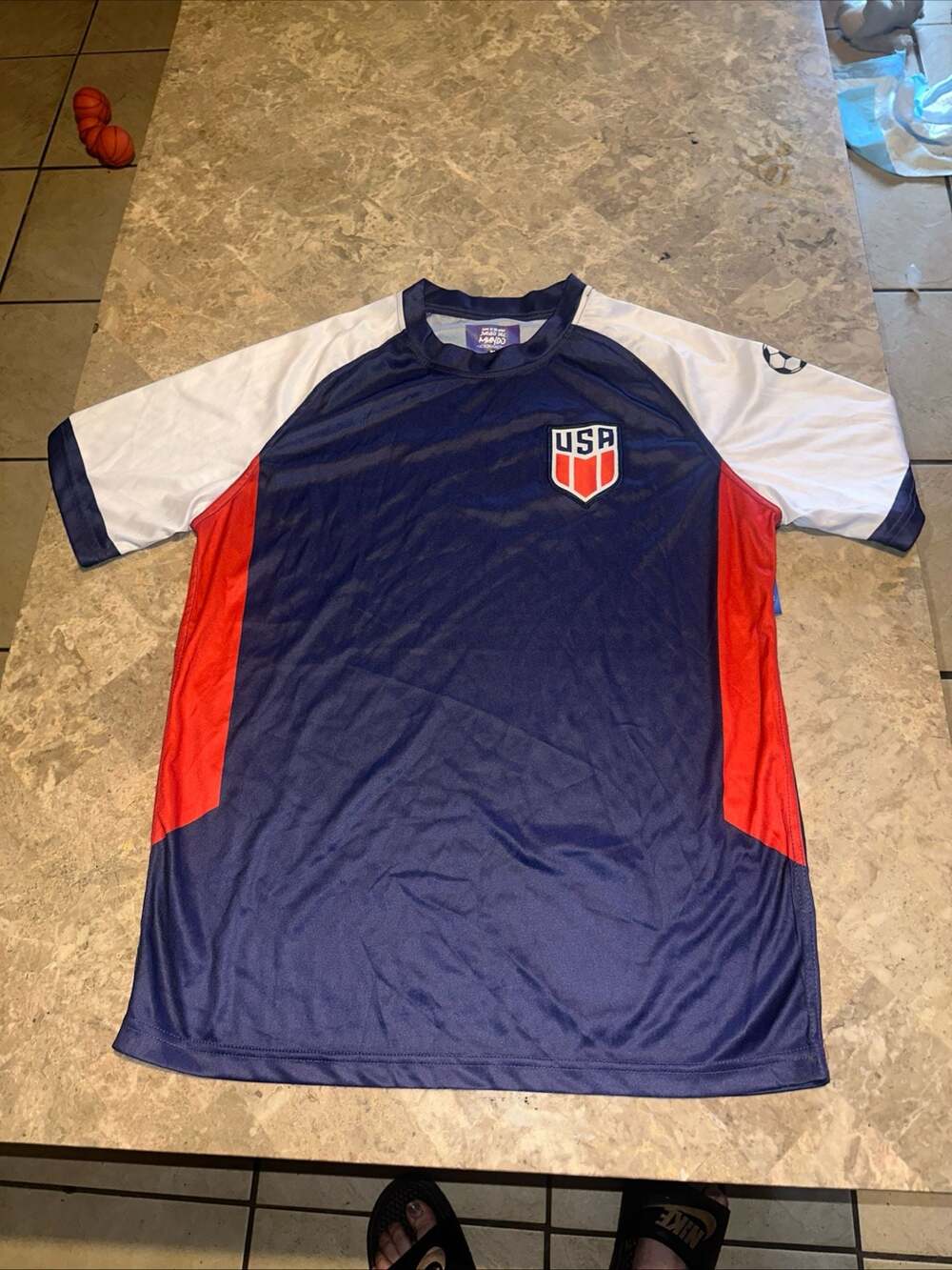 Xcelsiusactive USA Soccer Team Jersey men's medium NWOT Red White And Blue